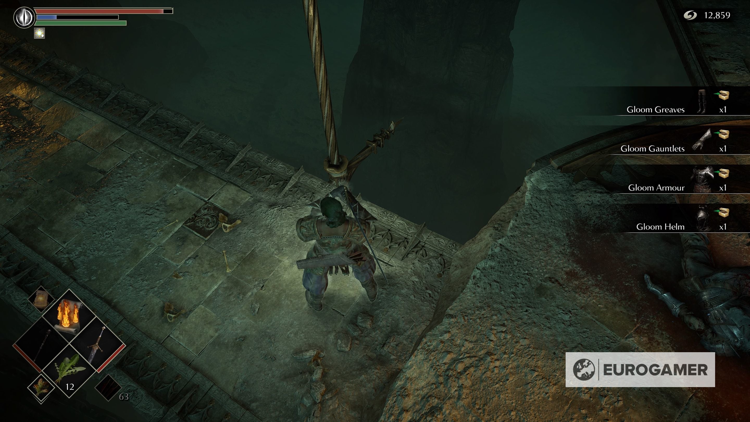 Demon's Souls best armour set including Fluted, Gloom